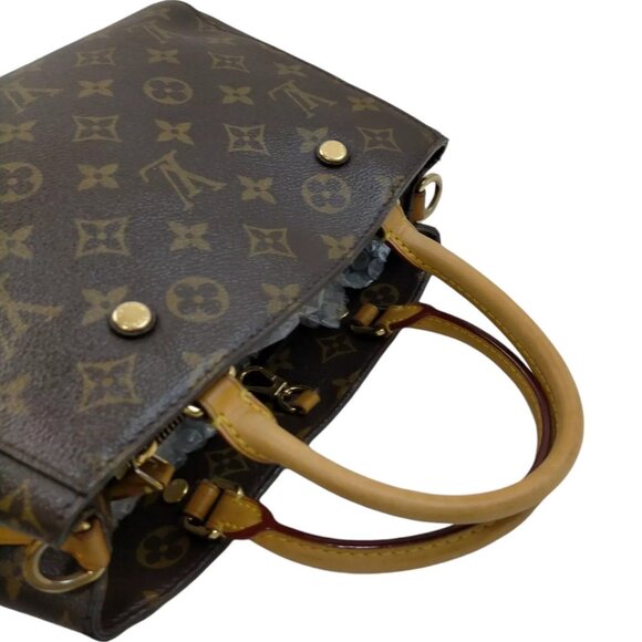 093642AV (S6) Louis Vuitton Hand Bag Montaigne MM Brown Monogram - Picture 5 of 9